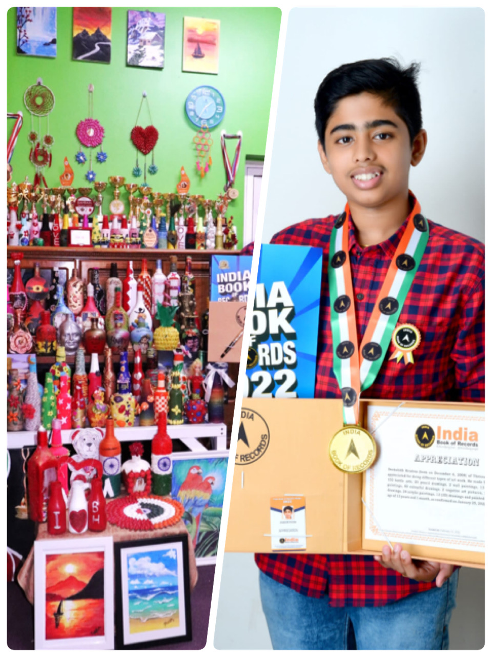 ISB Student Enters India Book of Records for Artworks