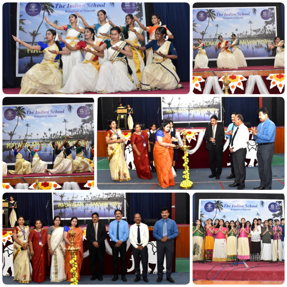 Indian School celebrates Malayalam and Sanskrit Days