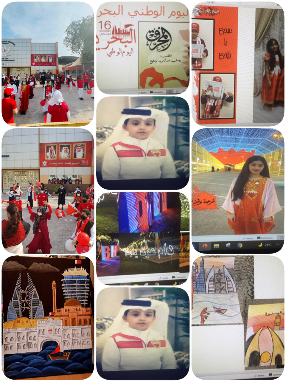Indian School Isa Town Campus celebrates Bahrain National Day 