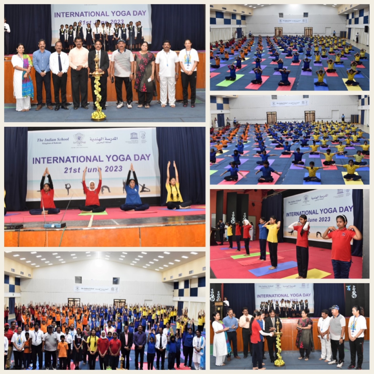 The Indian School celebrates Yoga Day 2023